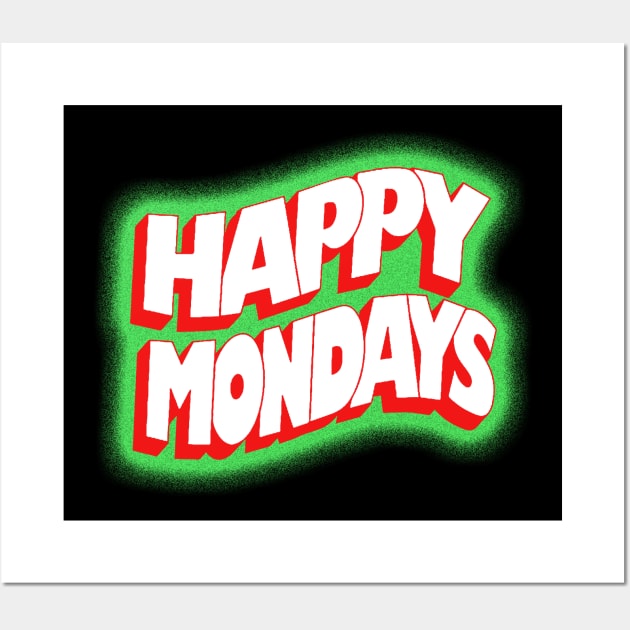 Happy Mondays Retro Wall Art by Liar Manifesto